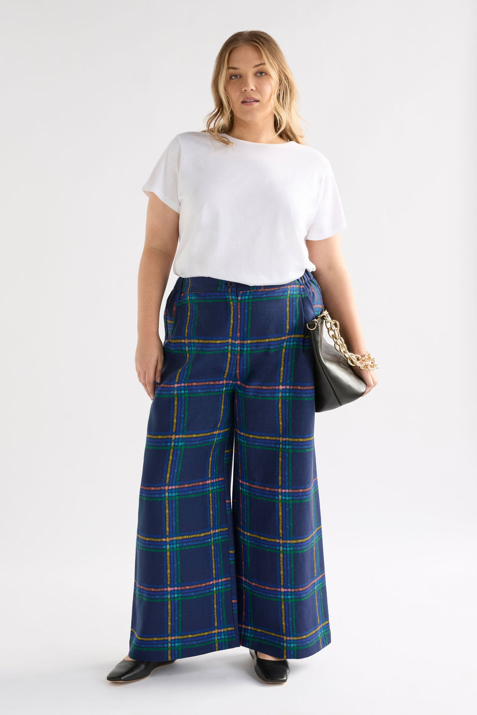 Paimo Pant on Model with tshirt styled  | ELBA CHECK