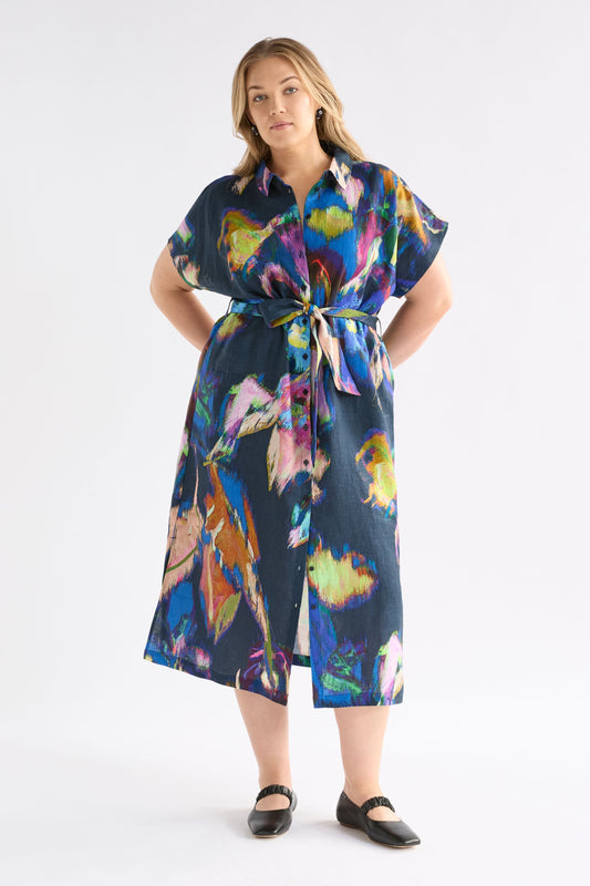 Lato Dress on Model | VAARA PRINT