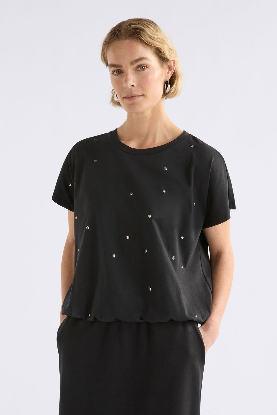 Stuud Tee on Model | BLACK