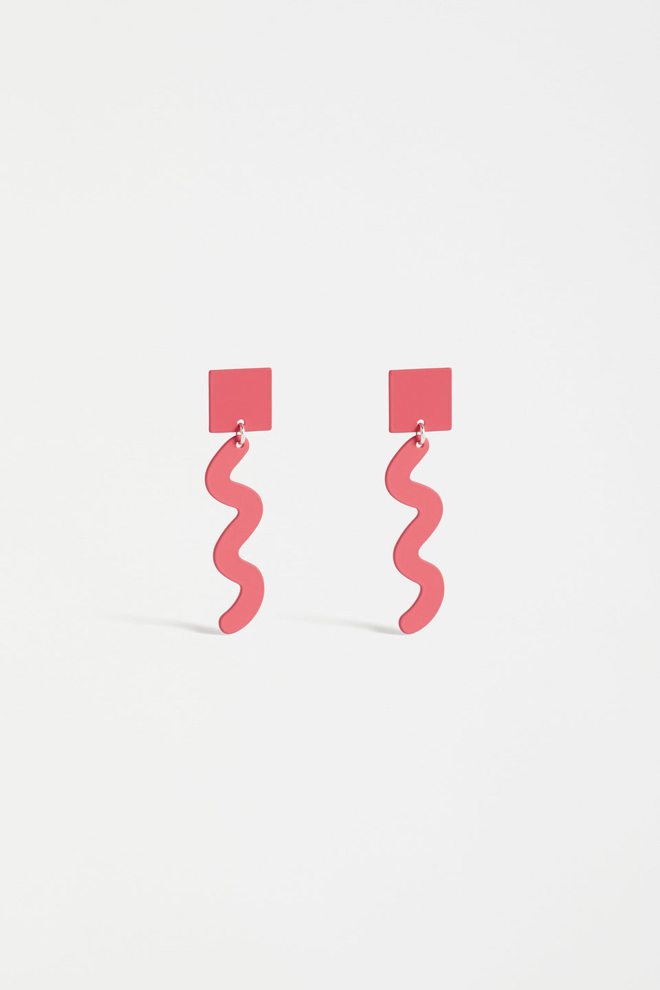 Tilse Colour Coated Geometric Drop Earring | ROSE