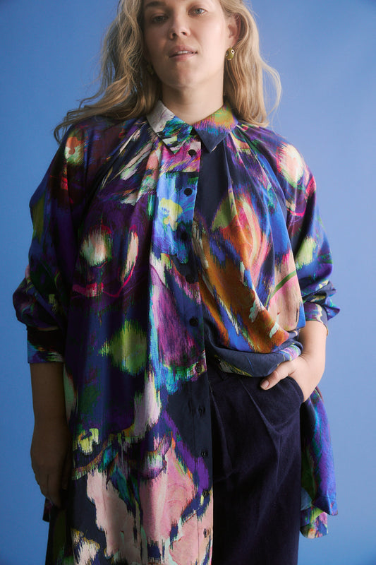 Moda Dress on Curve Model campaign | VAARA PRINT