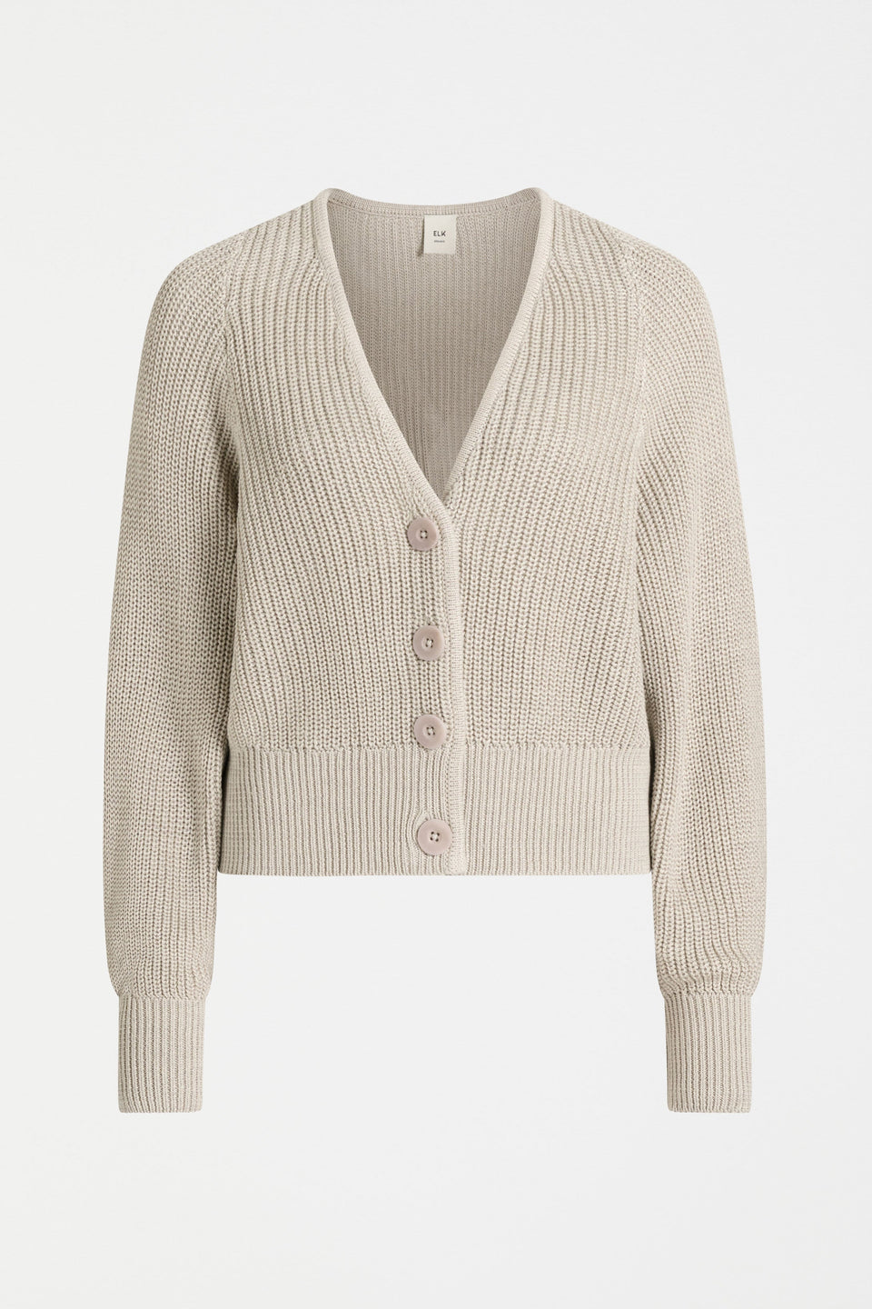 Saari Cardigan Flat Lay | ECRU