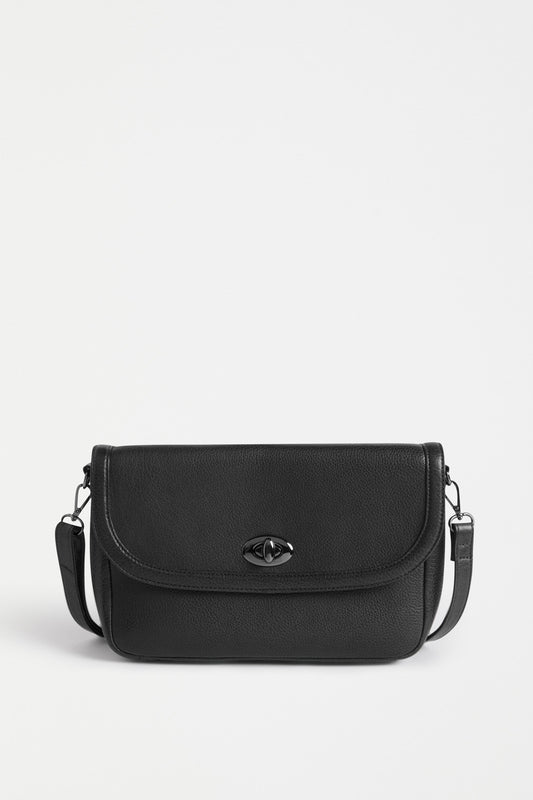 Unden Crossbody Bag Flat Lay | BLACK
