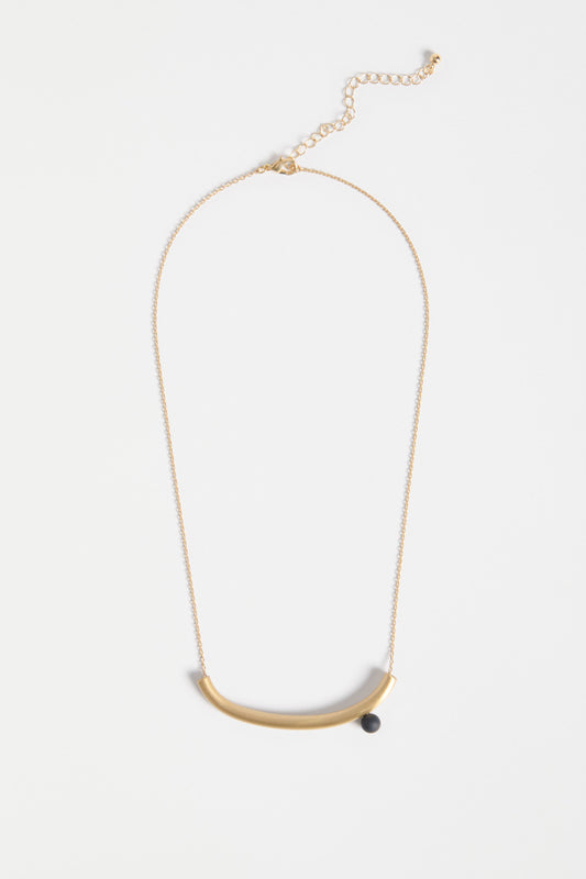 Ahas Necklace Flat Lay | GOLD