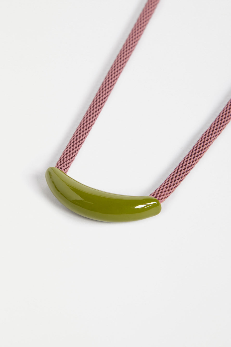 Jans Short Necklace Flat Lay close up of detail | CELERY