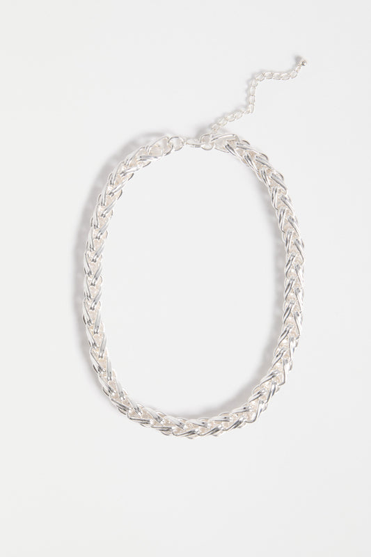 Samman Necklace Flat Lay | SILVER