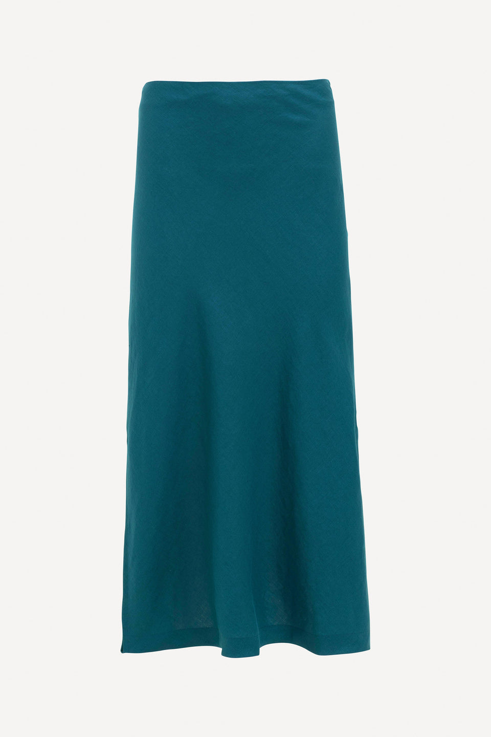 Stilla Midi Pencil Skirt with Side Splits Front | PEACOCK