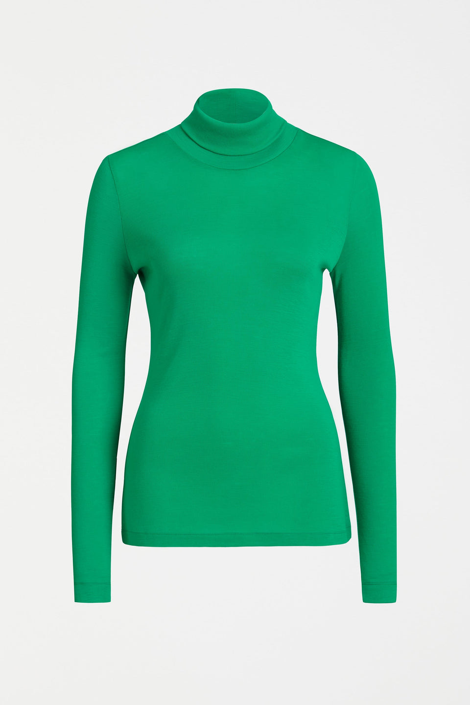 Merino Lightweight Long Sleeve Skivvy  Front | GREEN