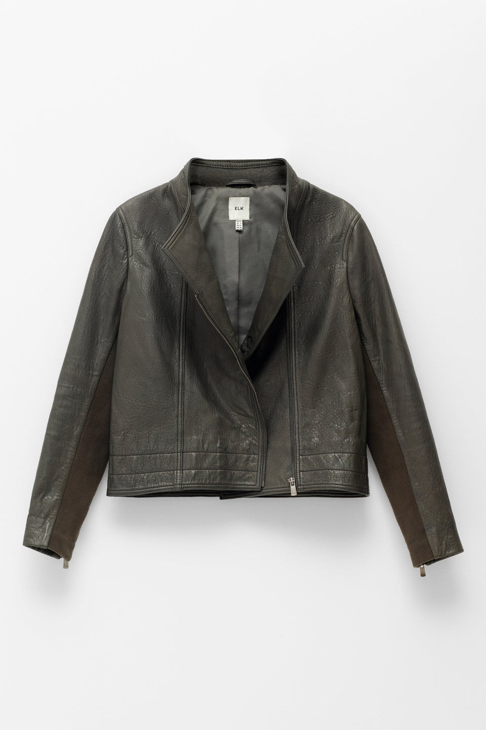 Lader Biker Leather Jacket Front  | TARMAC