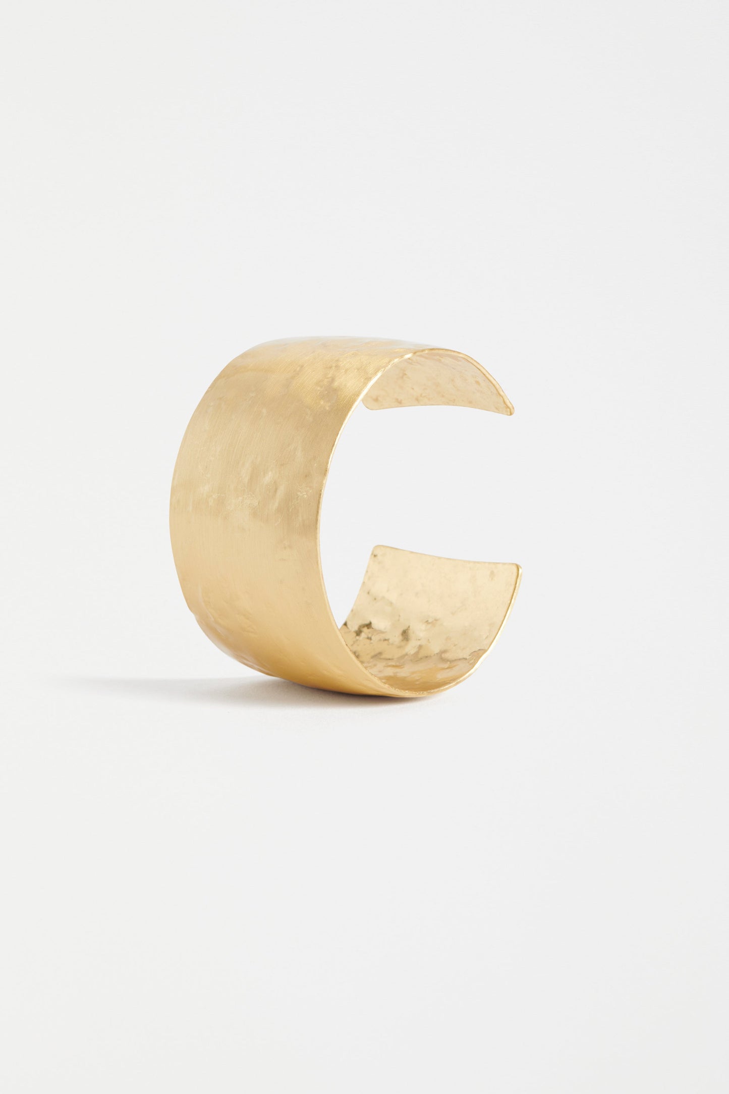 Gilda Hammered Adjustable Cuff Bangle | GOLD