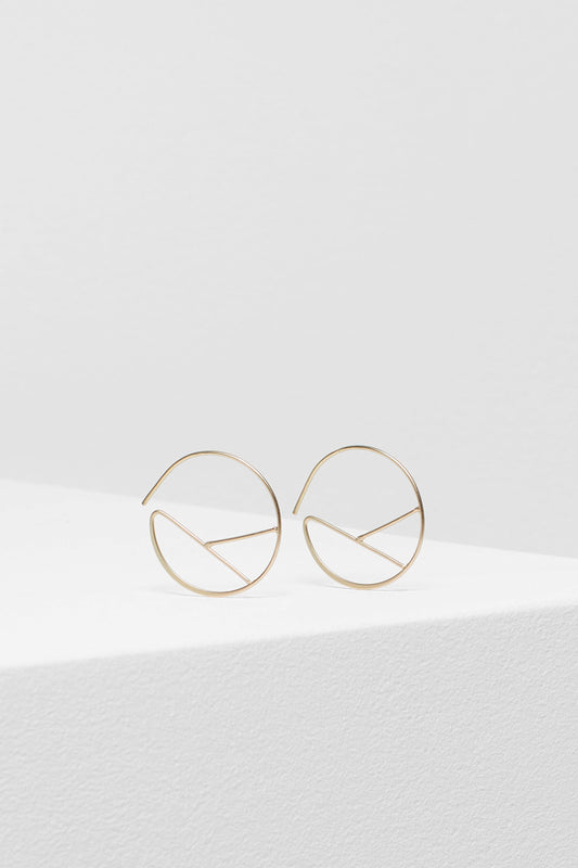 Hallie Earrings | GOLD MATTE