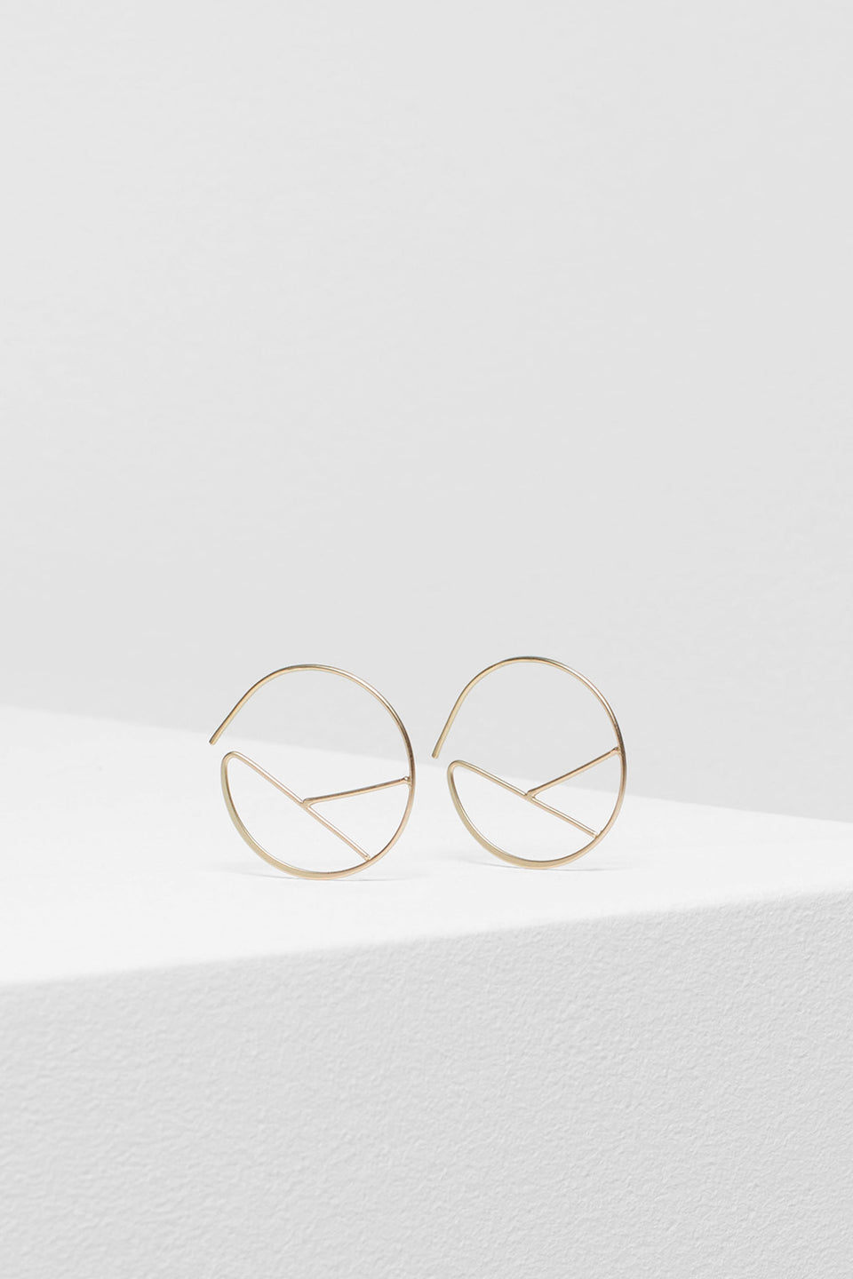 Hallie Earrings | GOLD MATTE