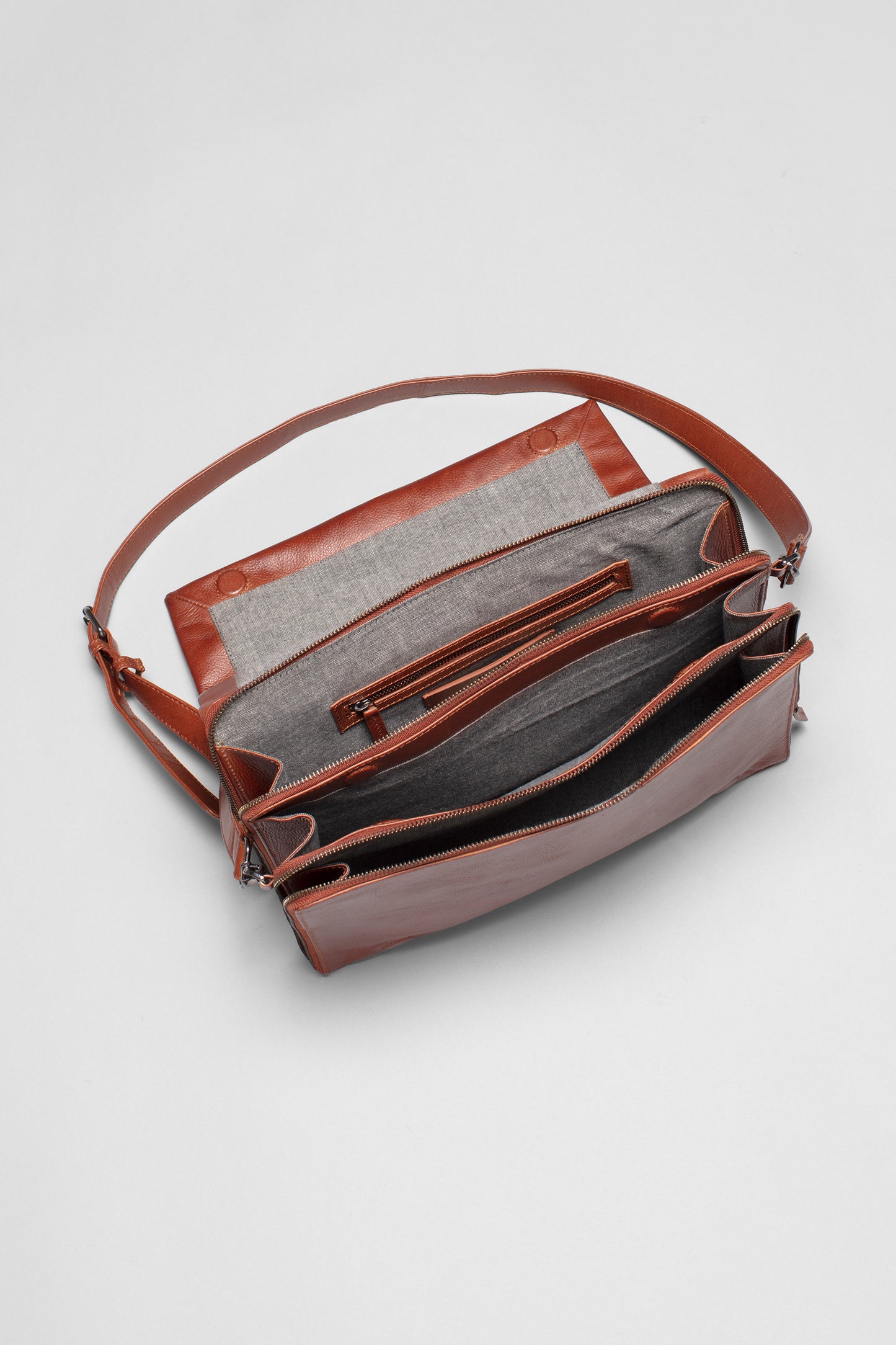 Bolsi Leather Bag Internal | TAN