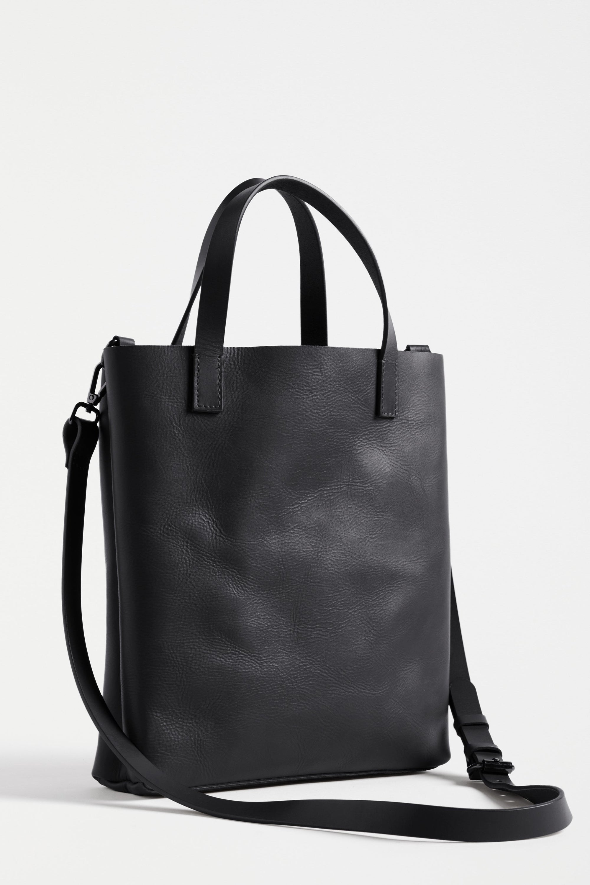 Kopa Medium Size Leather Tote Bag with Detachable Strap Front